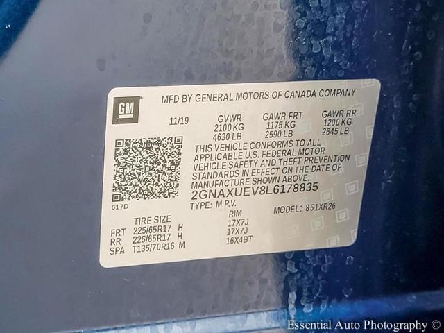Photo of 2020 Pacific Blue Metallic Chevrolet Equinox