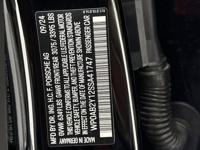 Photo of 2025 Black Porsche Taycan