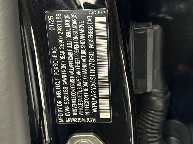 Photo of 2025 Jet Black Metallic Porsche Panamera