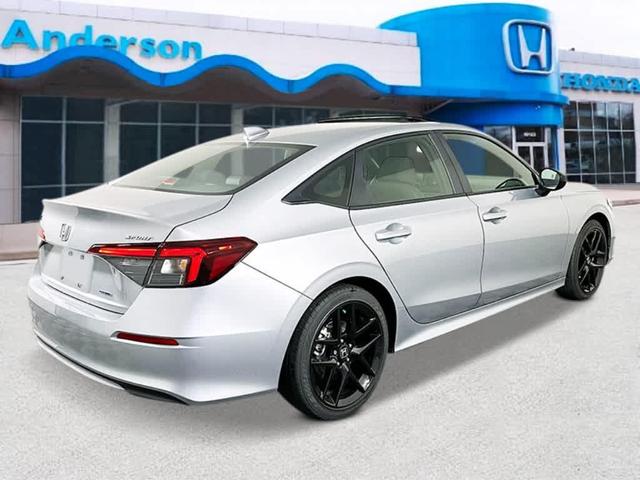 Photo of 2026 Solar Silver Metallic Honda Civic Hybrid
