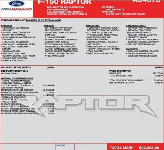 Photo of 2023 Oxford White Ford F-150