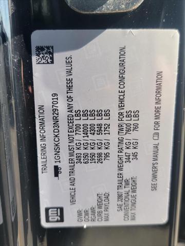 Photo of 2022 Black Chevrolet Suburban