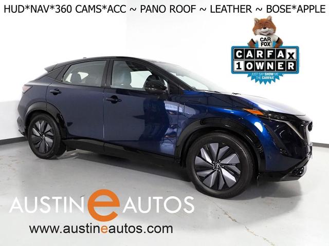 Photo of 2023 Deep Ocean Blue Pearl/Black Diamond Pearl Nissan ARIYA
