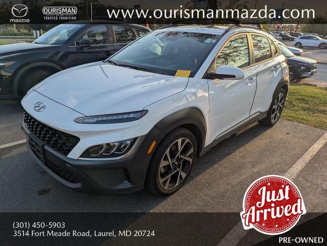 Photo of 2022 Lunar White Hyundai KONA