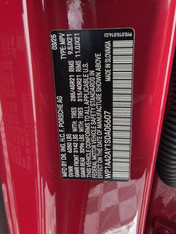 Photo of 2025 Carmine Red Porsche Cayenne