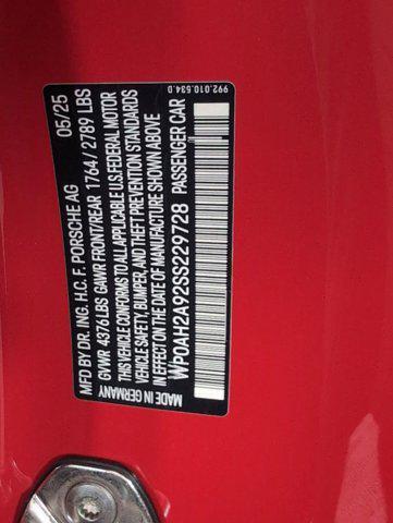 Photo of 2025 Guards Red Porsche 911