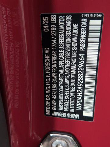 Photo of 2025 Carmine Red Porsche 911
