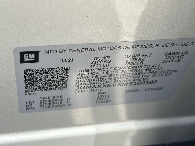 Photo of 2021 Silver Ice Metallic Chevrolet Equinox