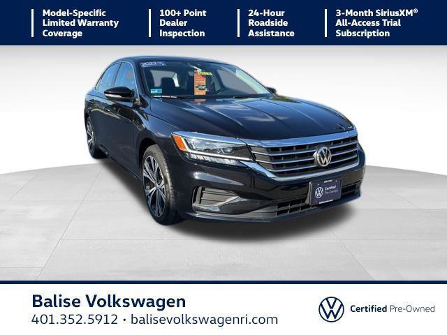 Photo of 2022 Deep Black Pearl Volkswagen Passat
