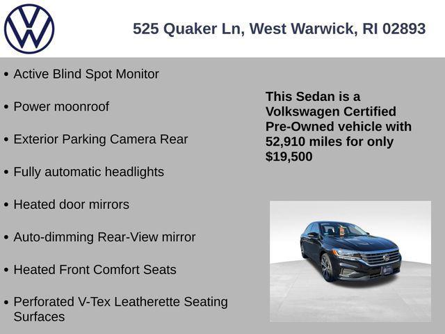Photo of 2022 Deep Black Pearl Volkswagen Passat