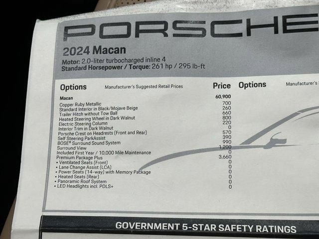 Photo of 2024 Copper Ruby Metallic Porsche Macan