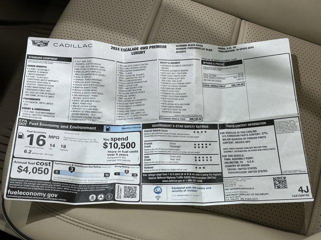Photo of 2024 Black Raven Cadillac Escalade