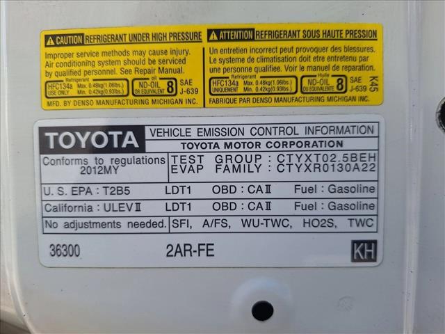 Photo of 2012 Super White Toyota RAV4
