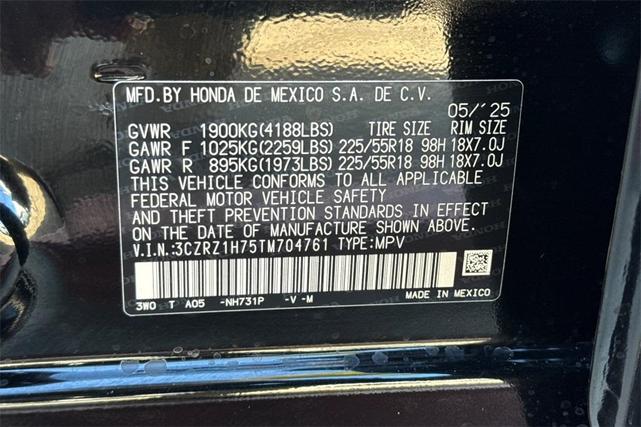 Photo of 2026 Crystal Black Pearl Honda HR-V