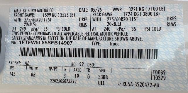 Photo of 2025 Star White Metallic Tri-Coat Ford F-150