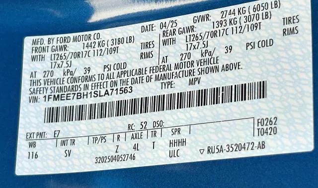 Photo of 2025 Velocity Blue Ford Bronco