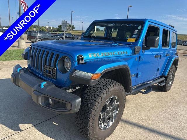 Photo of 2022 Hydro Blue Pearlcoat Jeep Wrangler Unlimited 4xe