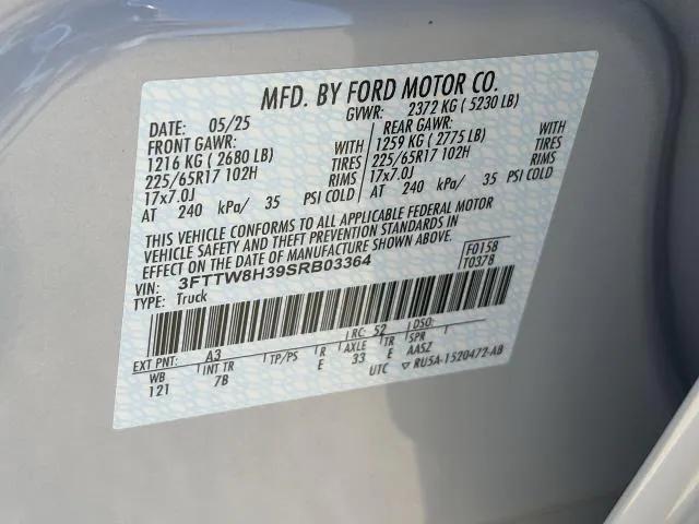 Photo of 2025 Space White Metallic Ford Maverick