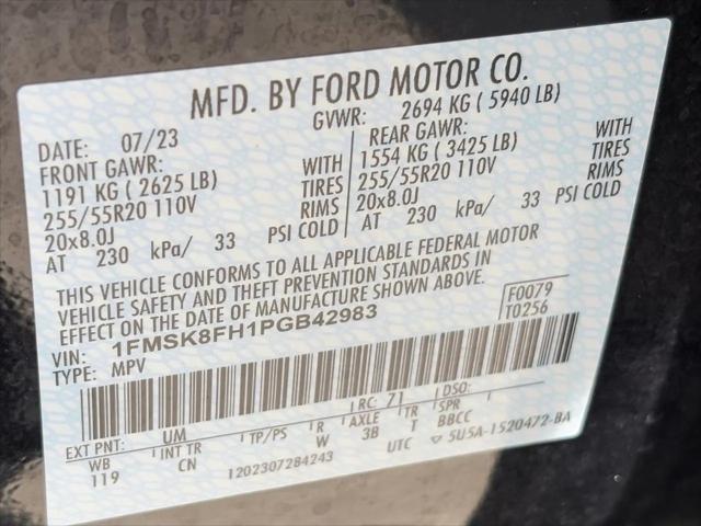 Photo of 2023 Agate Black Ford Explorer