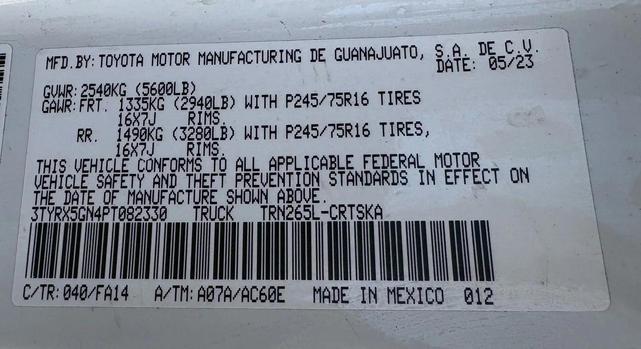 Photo of 2023 Ice Cap Toyota Tacoma