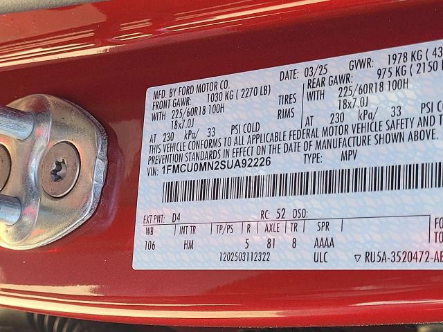 Photo of 2025 Rapid Red Tinted Ford Escape