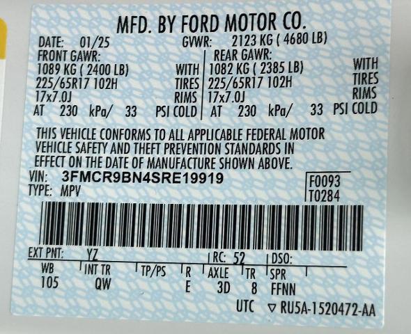 Photo of 2025 Oxford White Ford Bronco Sport