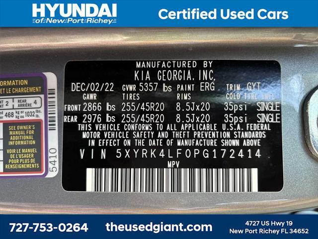 Photo of 2023 Everlasting Silver Kia Sorento