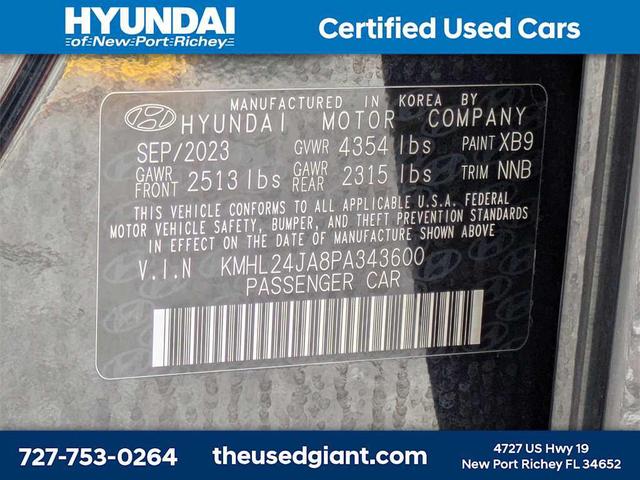 Photo of 2023 Carbon Blue Hyundai SONATA