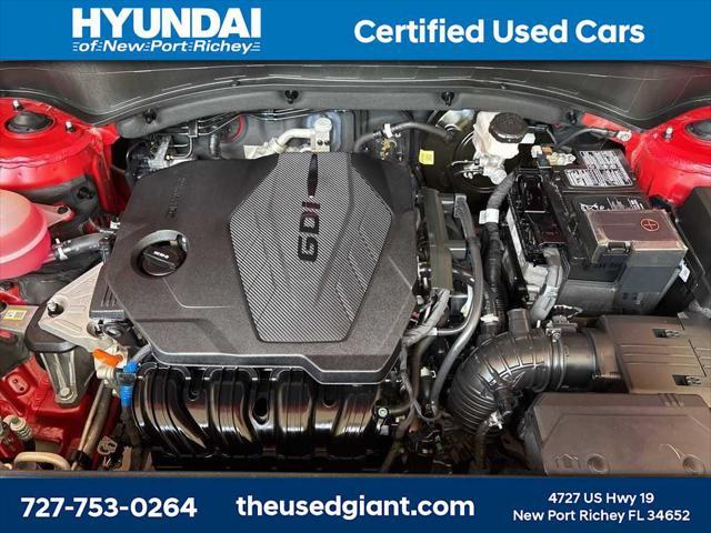 Photo of 2022 Calypso Red Hyundai SANTA FE