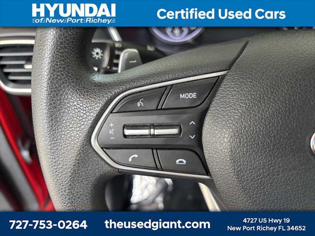 Photo of 2022 Calypso Red Hyundai SANTA FE