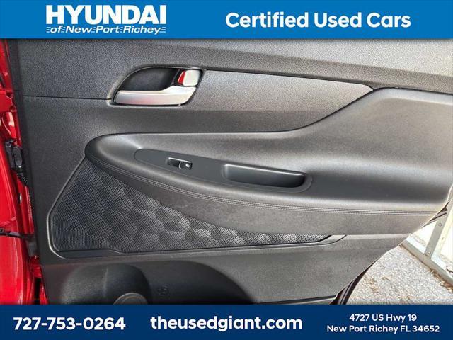 Photo of 2022 Calypso Red Hyundai SANTA FE