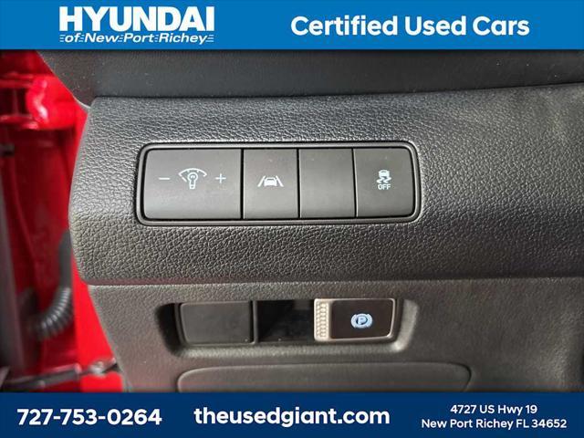 Photo of 2022 Calypso Red Hyundai SANTA FE