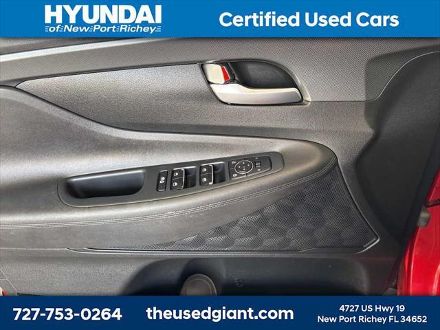 Photo of 2022 Calypso Red Hyundai SANTA FE