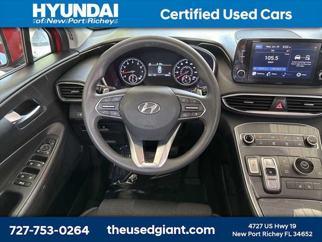 Photo of 2022 Calypso Red Hyundai SANTA FE