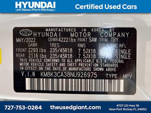Photo of 2022 Lunar White Hyundai KONA