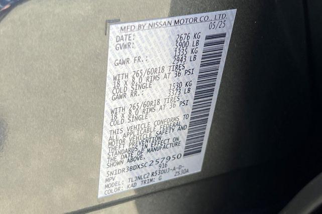 Photo of 2025 Gun Metallic Nissan Pathfinder
