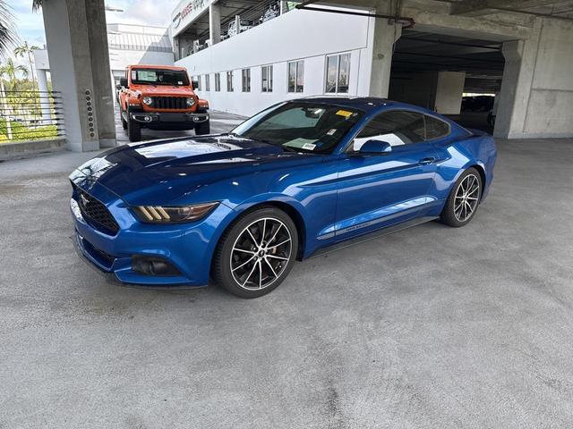 Photo of 2017 Lightning Blue Ford Mustang