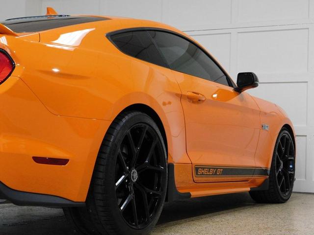 Photo of 2021 yellow Ford Mustang