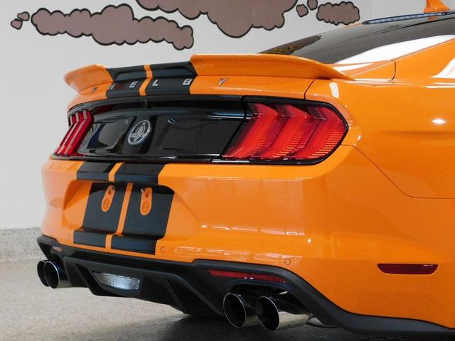 Photo of 2021 yellow Ford Mustang