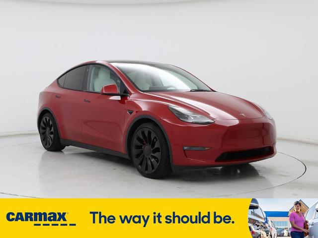 Photo of 2022 Red Tesla Model Y