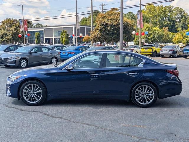 Photo of 2022 Grand Blue INFINITI Q50
