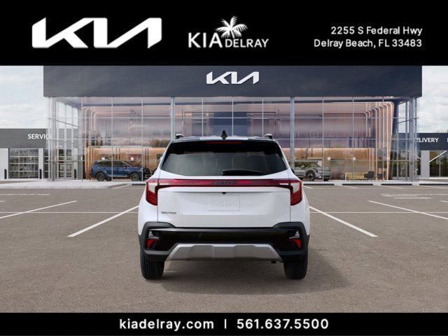 Photo of 2025 Clear White/Black Roof Kia Seltos