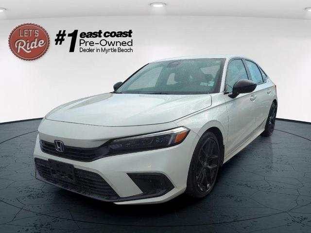 Photo of 2023 Platinum White Pearl Honda Civic