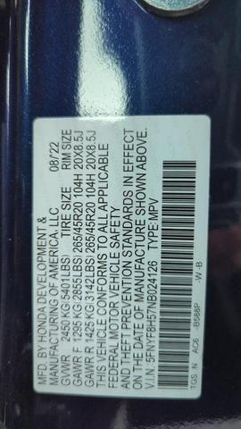 Photo of 2022 Blue Honda Passport