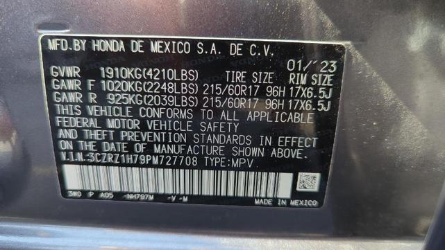 Photo of 2023 Modern Steel Metallic Honda HR-V