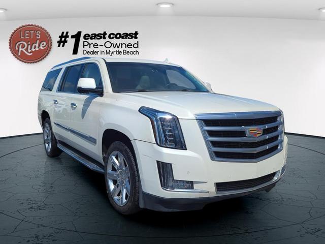 Photo of 2015 White Diamond Tri-Coat Cadillac Escalade ESV