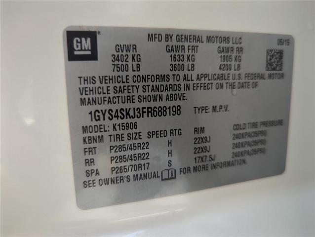 Photo of 2015 White Diamond Tri-Coat Cadillac Escalade ESV