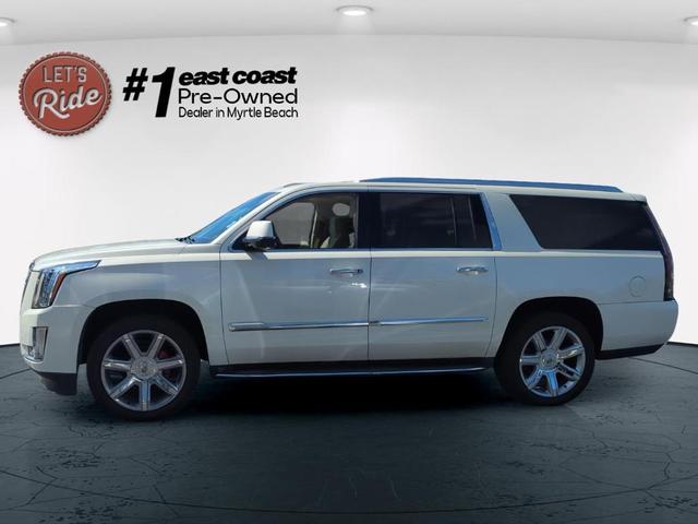 Photo of 2015 White Diamond Tri-Coat Cadillac Escalade ESV