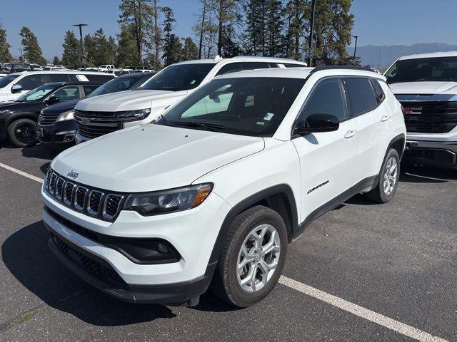 Photo of 2024 Bright White Clearcoat Jeep Compass