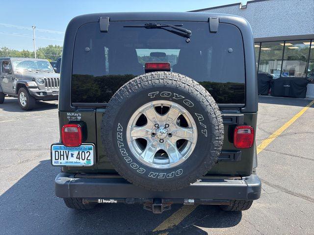 Photo of 2005 Moss Green Pearlcoat/Dark Green Hard Top Jeep Wrangler